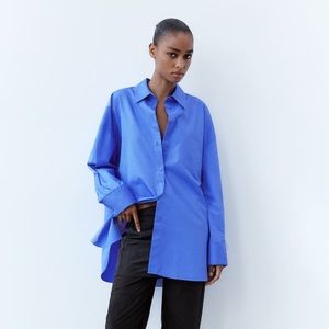 Zara Oversized Button Down Shirt